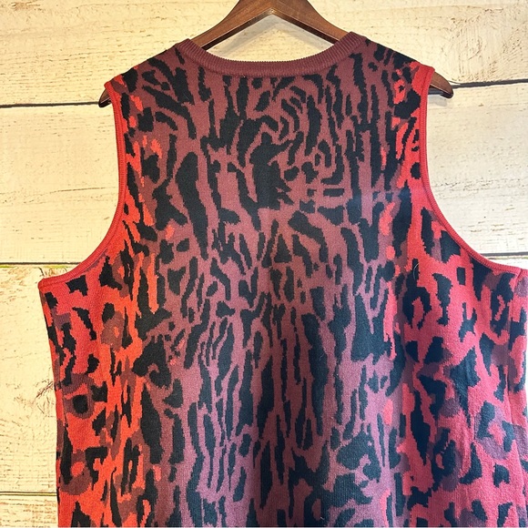 SUSAN GRAVER VEST ANIMAL PRINT XL - Picture 3 of 11